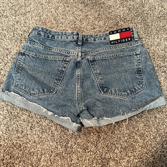 Tommy Jeans Vintage Distressed Denim Shorts - Picture 2 of 5
